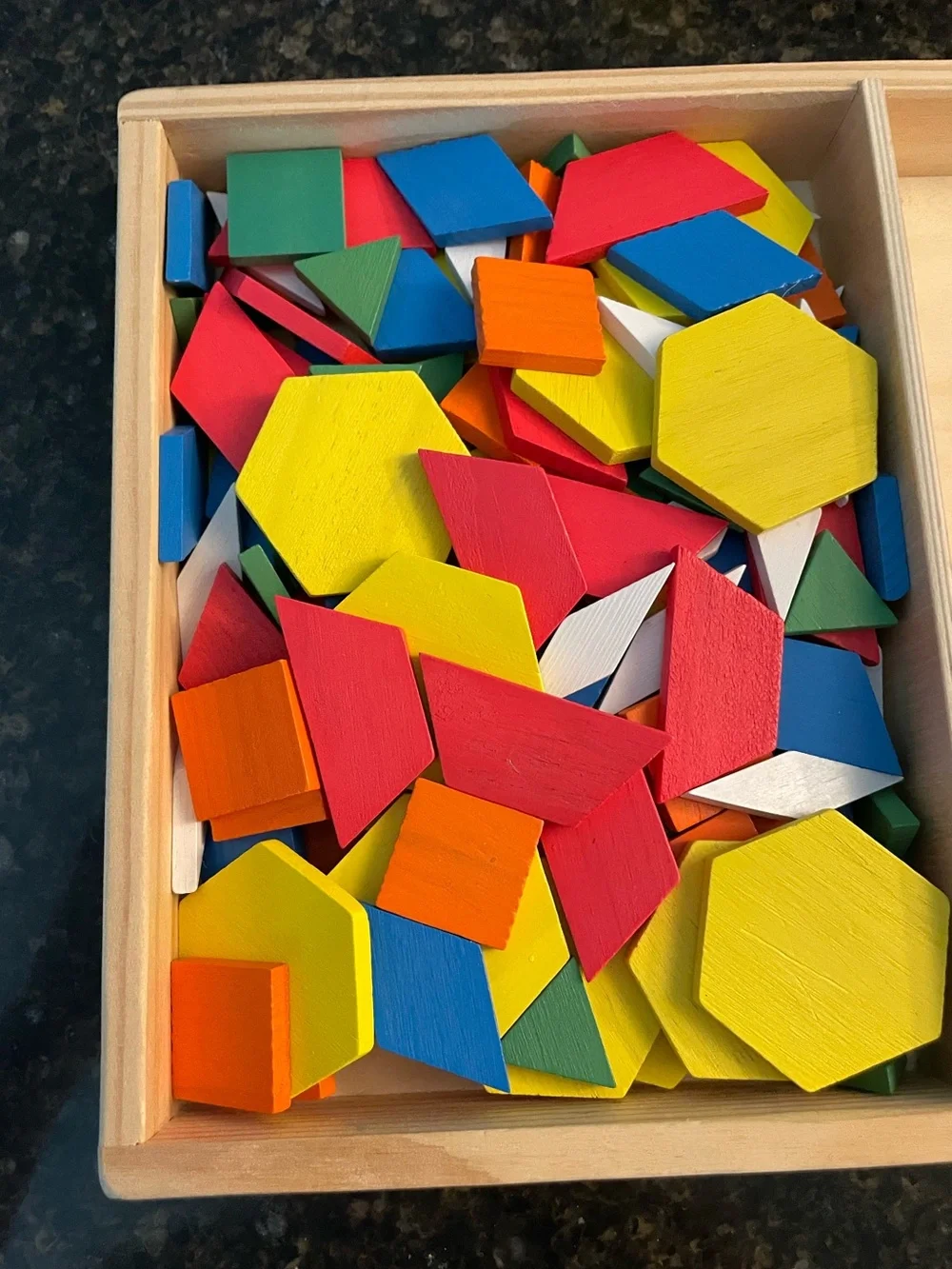 Melissa & Doug pattern blocks and boards set